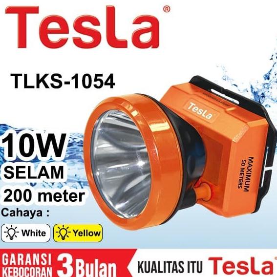 Senter Kepala Selam / waterproof TESLA 10W