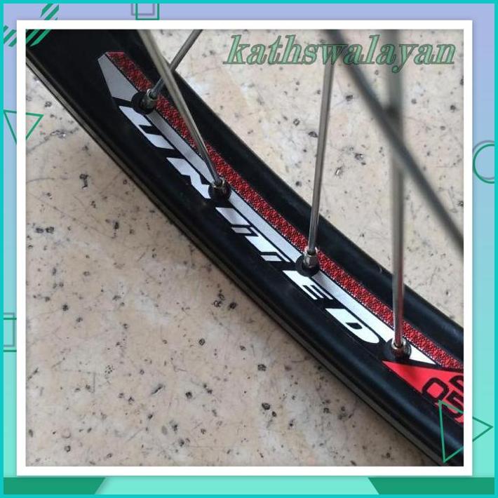 VELG/RIMS SEPEDA WHEELSET BMX 20 UNITED ALLOY HITAM LEBAR VG-2005 36H BEST SELLER 