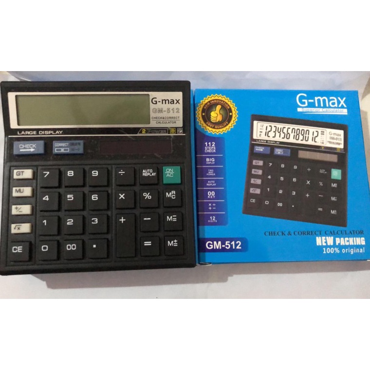 

Best terlaris [400gr] E086 | KALKULATOR G MAX 512 | Alat hitung 12 DIGIT / KALKULATOR MEJA HITAM MURAH 7QQ