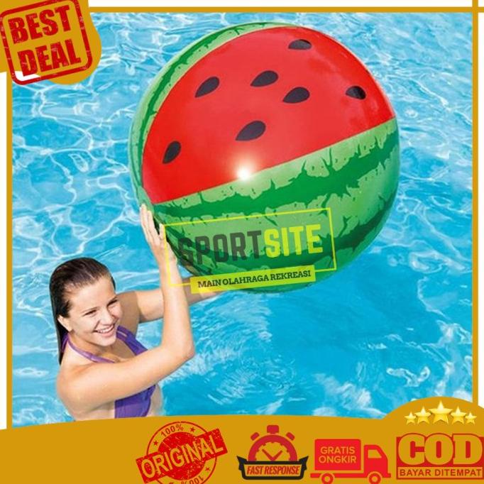 Intex Watermelon Giant Beach Ball 1.07m. Bola Kolam Renang / Pantai