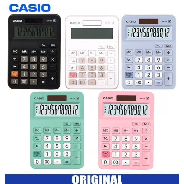 

Seller.. CASIO 12 DIGIT KALKULATOR CALCULATOR ALAT HITUNG MESIN HITUNG FANCY KANTOR OFFICE FANCY DELIGHT CALCULATOR CASIO SERIES MX 12 B MX12 B MX 12 WE 12 LB GN PK GARANSI RESMI ASABA JA8