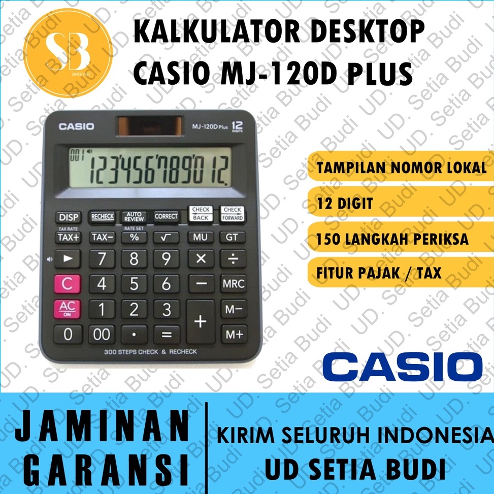 

Kemasan Baru.. Kalkulator Desktop Casio MJ-120D Plus GIT
