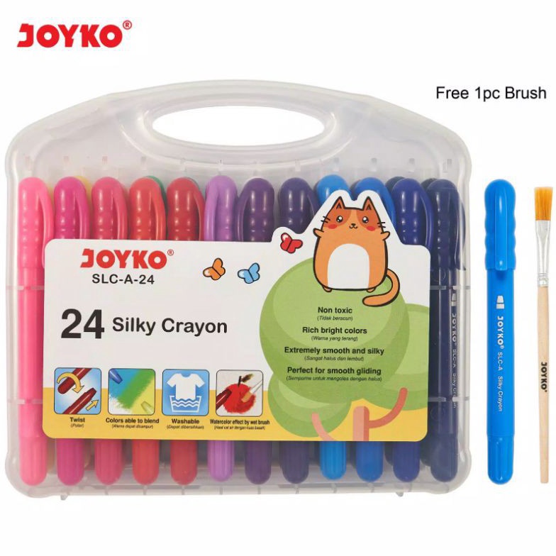 

Buruan Beli.. Silky Crayon Halus Joyko SLC-A-24 Warna Krayon Halus Joyko 06Y