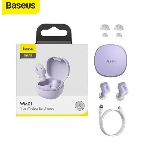 BASEUS Encok True Wireless Earphones WM01 - NGWM01 - Ungu
