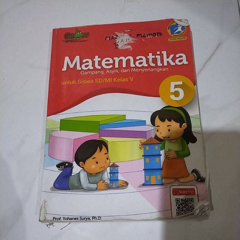 Matematika kelas 5SD ,PROF.YOHANES SURYA