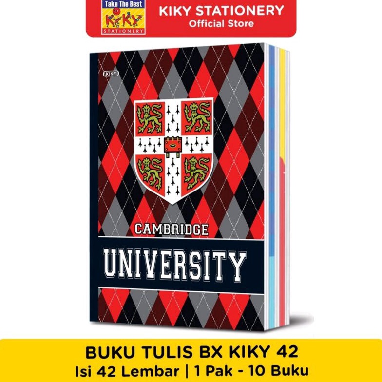 

Miliki Segera Buku Tulis Boxy KIKY 42 Lembar Garis Warna (10 Buku / Pack) B8V