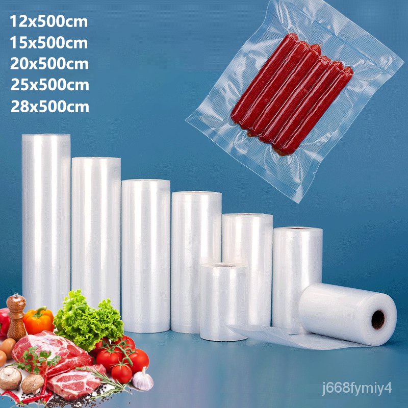 &Vacuum Food Sealer Rolls,Thicken Reusable Food Storage Bags, BPA-Free Vacuum Seal Bags, for All Vac