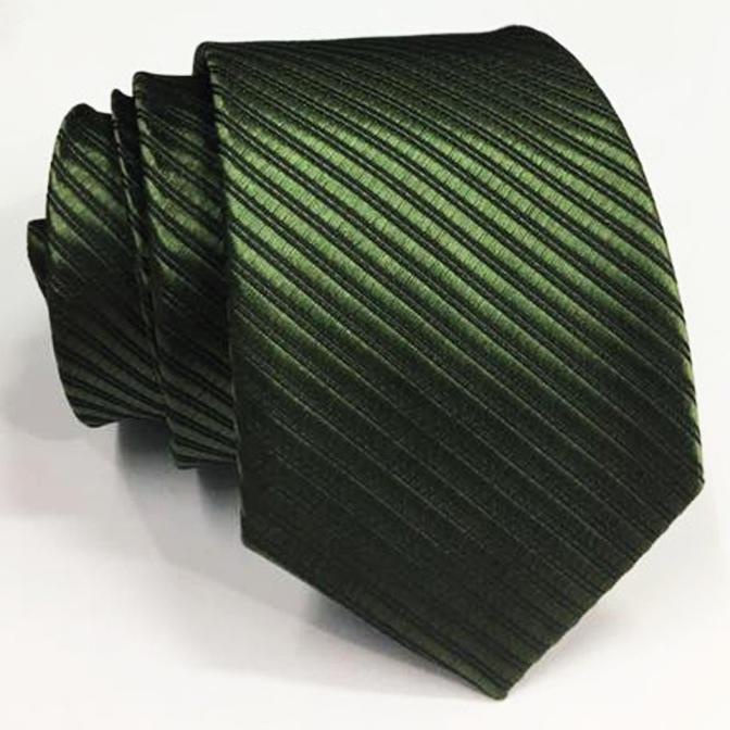 Areapriashop Vm Dasi Hijau Polos Garis Slim Dasi Kerja Dasi Pesta Discount