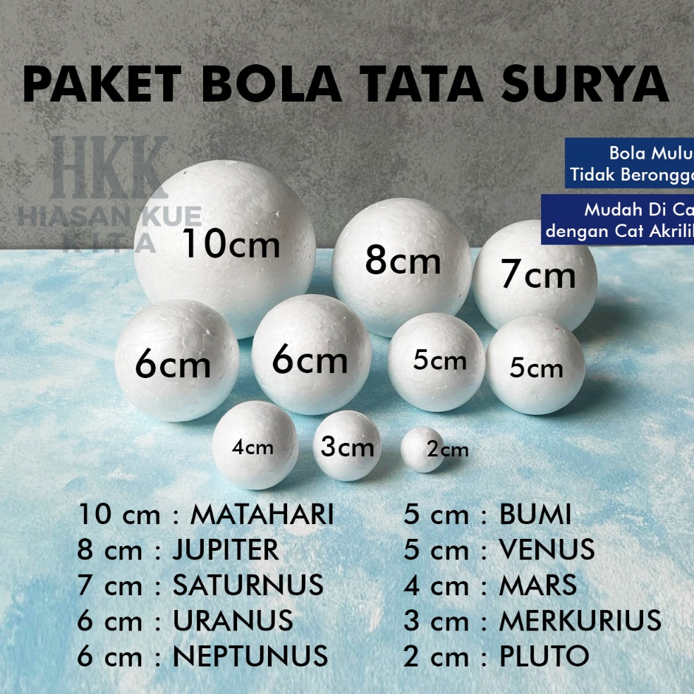 

Paling Diminati.. Paket Bola Tata Surya 43