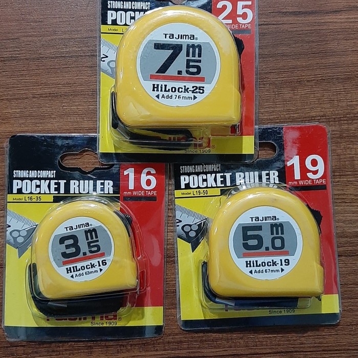 Bestseller Meteran Tajima 7.5M/Meteran Tajima 5M/Meteran Tajima 3.5M/Alat Penguku