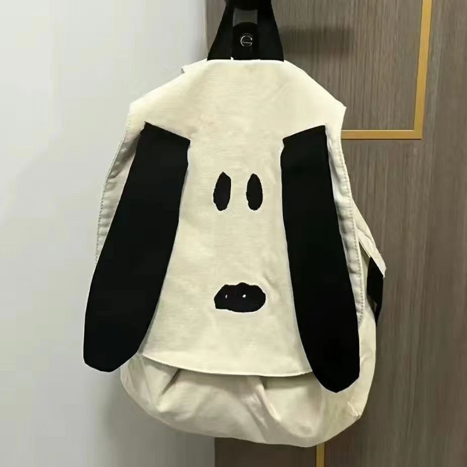 2023Ransel Kartun Snoopy Jepang, Tas Punggung Kanvas Portabel Perempuanransel wanita  ransel wanita 