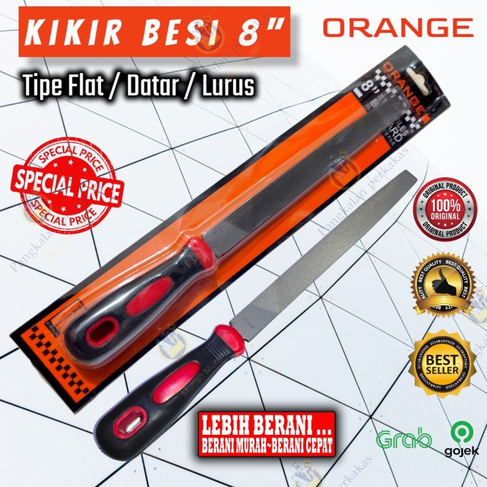KIKIR BESI FLAT / KIKIR BESI LURUS / KIKIR DATAR 8 INCI