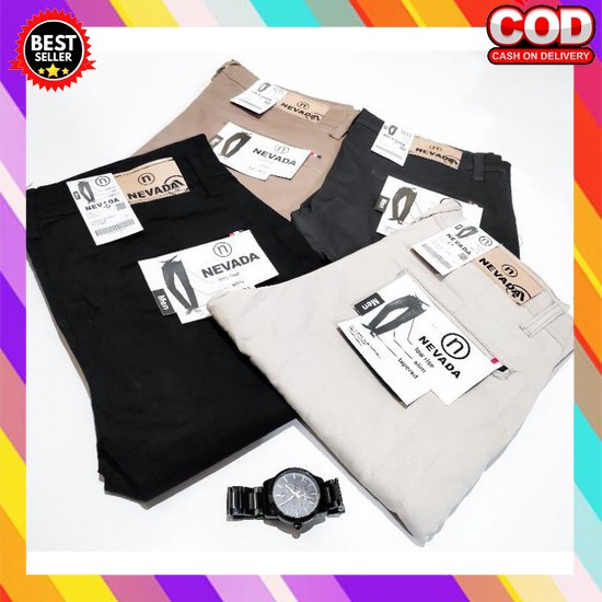 Celana Clana Cwlana Crlana Jelana Premium Jumbo Bigsize Big Size Slim Fit Slimfit Oversize Chinos Ch