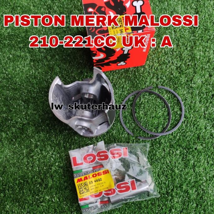 Piston Merk Malossi Mhr Untuk Px 210-221 Cc = Size A Original