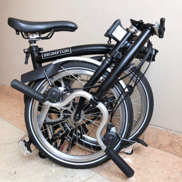 Sepeda Brompton Original Black 2020 M6L
