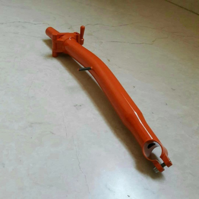 Orange Titanium Handlepost For Brompton