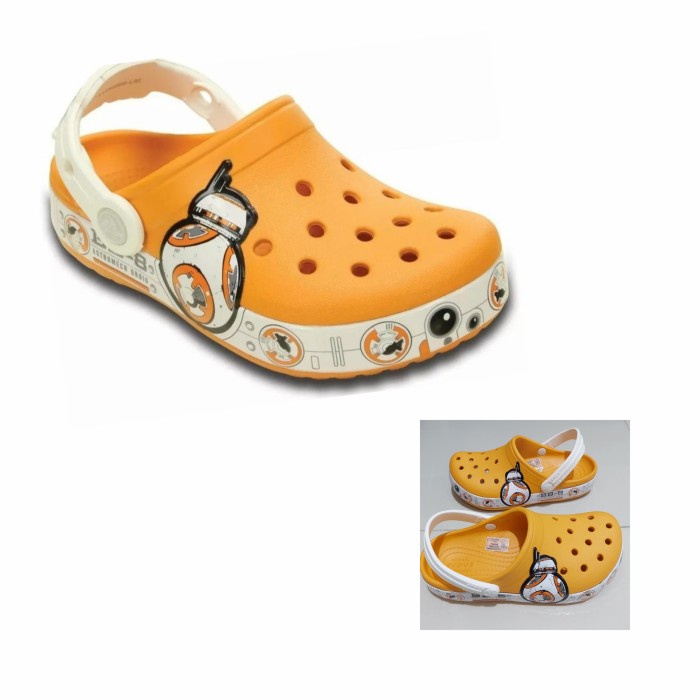 BEST SELLER Sandal Crocs Anak New Star Wars BB8