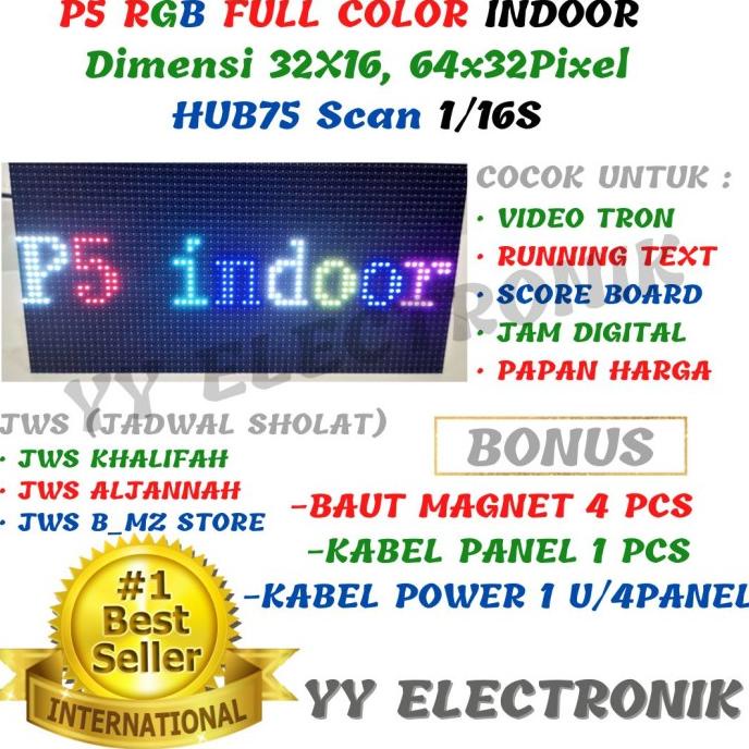 Sale Now Panel Module Led P5 Rgb/Full Color Indoor Smd Running Text Original