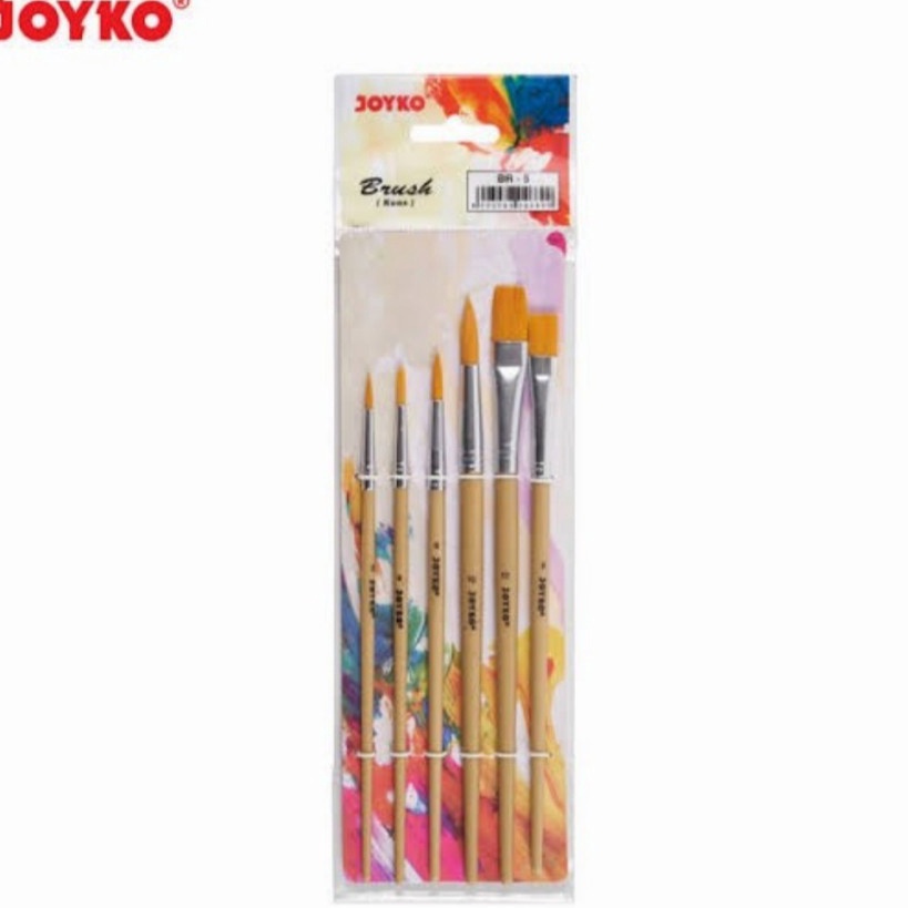 

☍Dijual Murah✭ LVMTP Joyko Kuas Lukis Set BR-5 / Brush Set Joyko I53 Stok Banyak