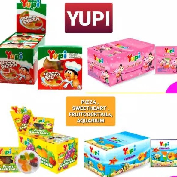 

Bestseller✾➾ 0AB8N Yupi Box isi 12 Pcs / Yupi Pizza / Yupi Sweet Heart / Yupi Cocktails / Yupi Aquarium / Puzzle Medal H70 ✻Ready Stok