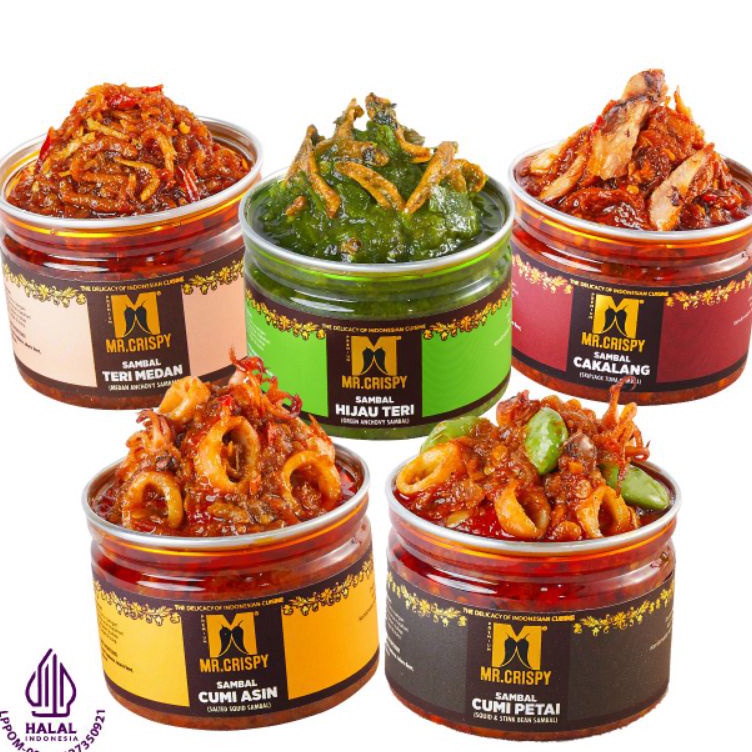 

Grosir★ IKD7A Sambal Cumi Asin/Pete/Bajak Ebi/Teri Medan Sambel Mr.Crispy W83 ➜Promo