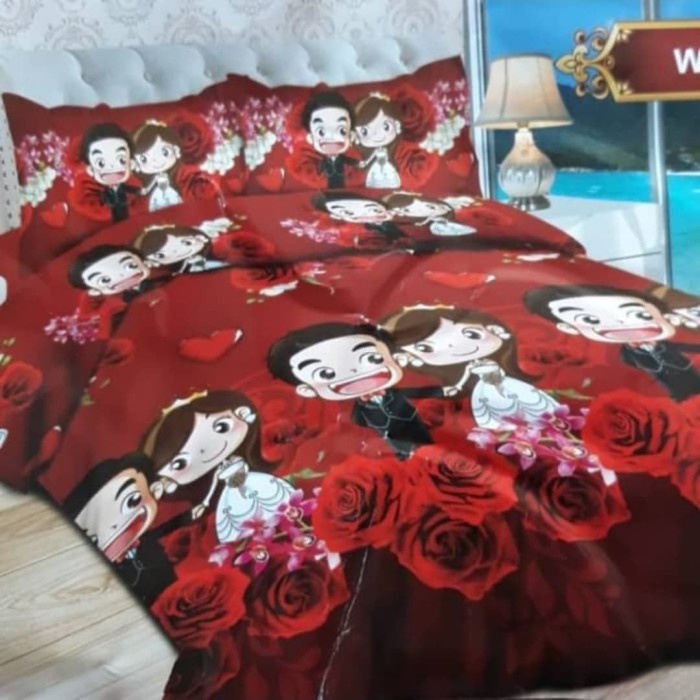 FLASH SALE SPREI BONITA NO 1 UK 180X200 WEDDING TERBARU