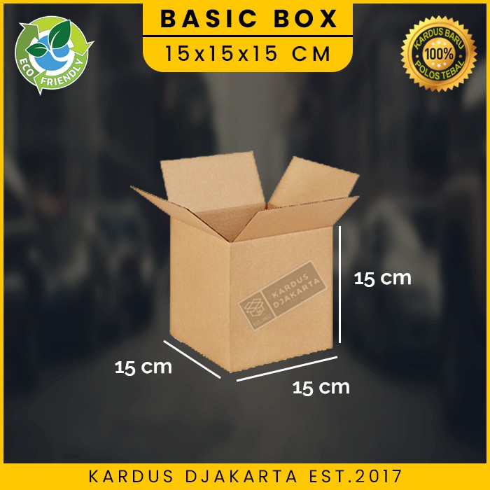 

Kardus / Karton Box Packing Polos 15x15x15 cm