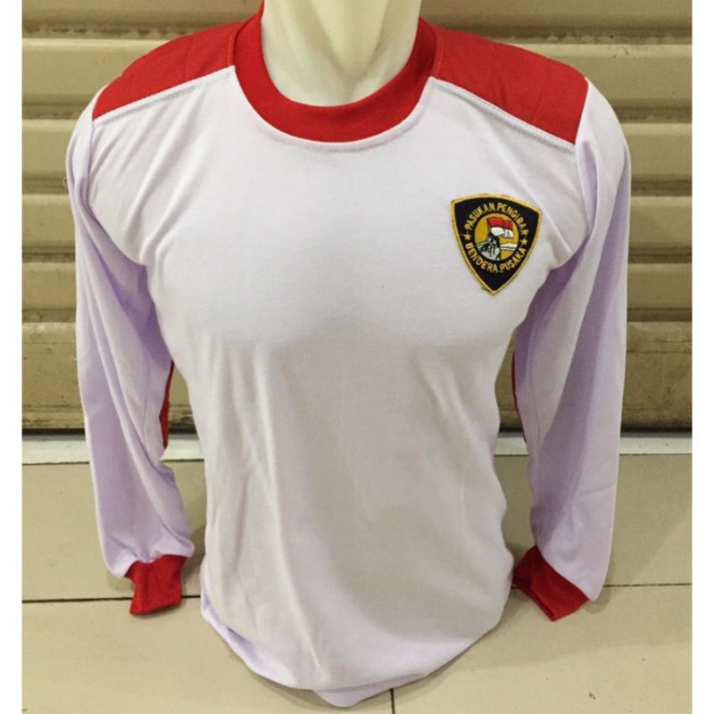 Kaos Lapangan PaskibraKa Lengan Panjang Kombinasi