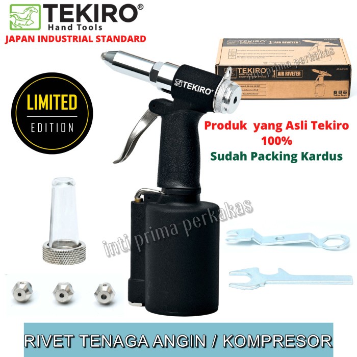 Terlaris Tekiro At-Ar1806 Air Riverter / Alat Tembak Paku Rivet Tenaga Angin