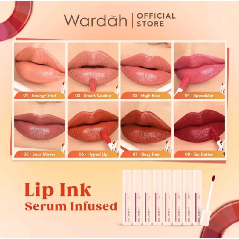 Wardah colorfit lip ink serum