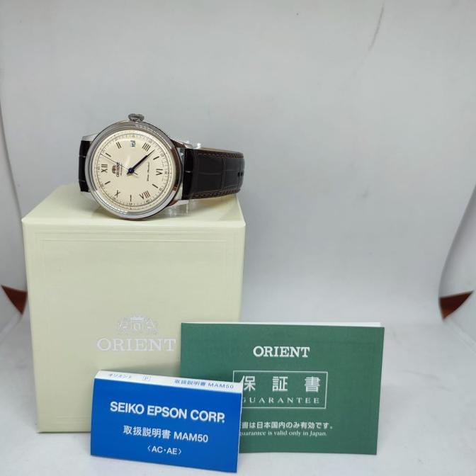 ~@~@~@~@] Orient Bambino FAC00009N0 Cream Dial JDM Fullset Jam Tangan Arloji