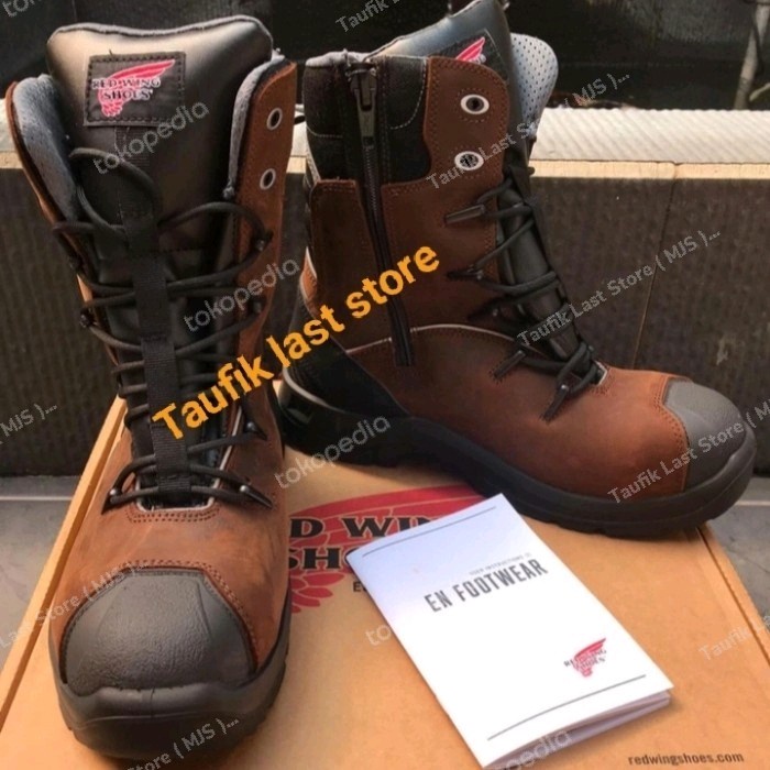 Ready  Redwing 3229 Safety Shoes Red wings Original