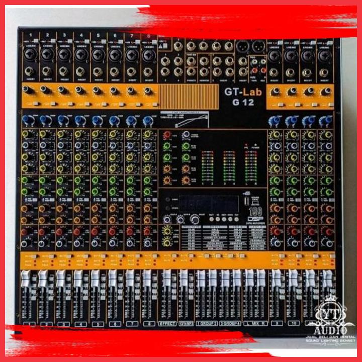 (MTT) MIXER GT LAB 12 CHANNEL BY RDW GTLAB 12 CHANNEK RDW GT LAB 12