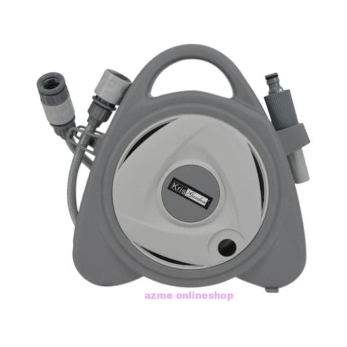 Terlaris Krisbow Garden 10 M Selang Air Dengan Pengggulung_Selang Taman Komplit