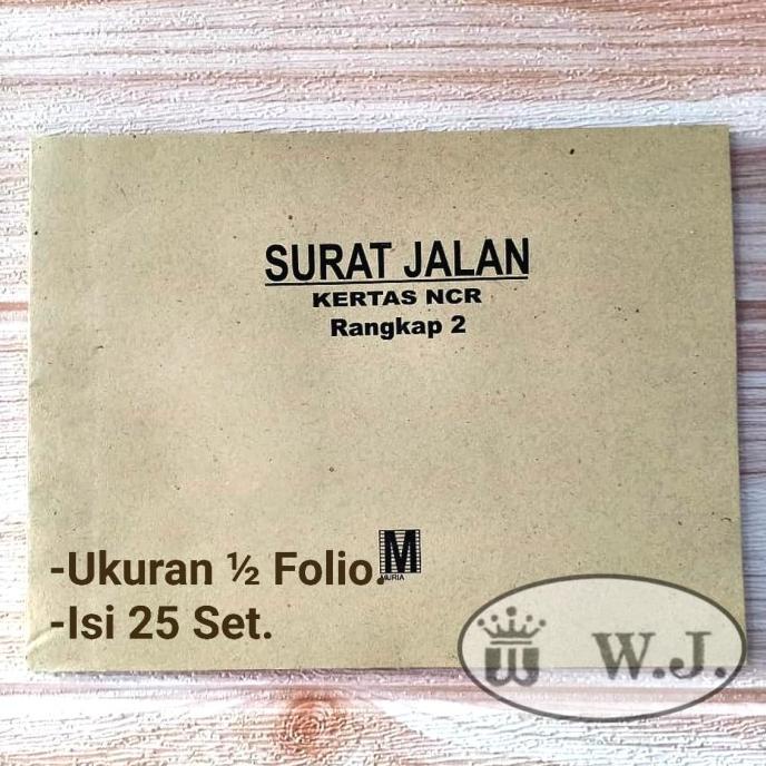 

^^^^^] buku surat jalan 1/2 folio, rangkap 2