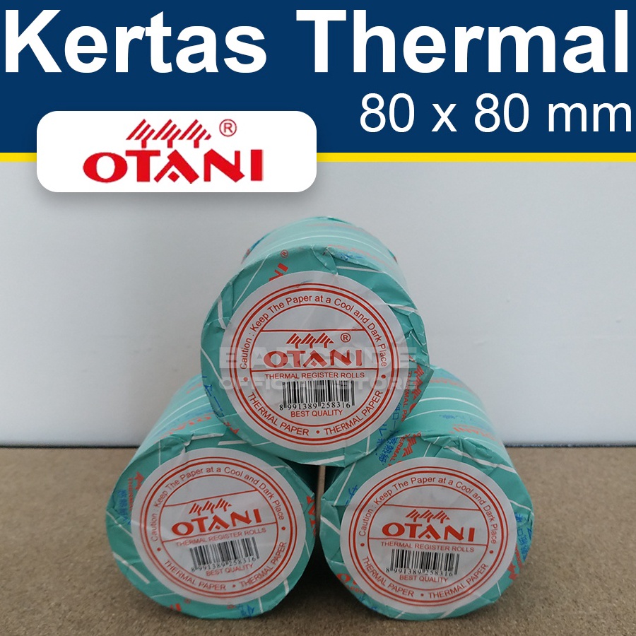 

Bestseller PQN99 KERTAS THERMAL 80 X 80 mm - 80x80 mm - 80x80mm - 80mm ROLL EPSON 82 - PARKIR ANTRIAN - OTANI HITAM V33 Stock Banyak