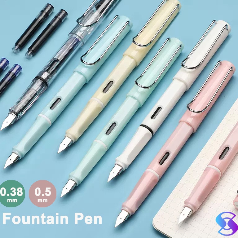 

4.4 FLASH SALE 0.38mm/0.5mm fountain pen/pulpen/ink Pen for student Use-Suniing Mall