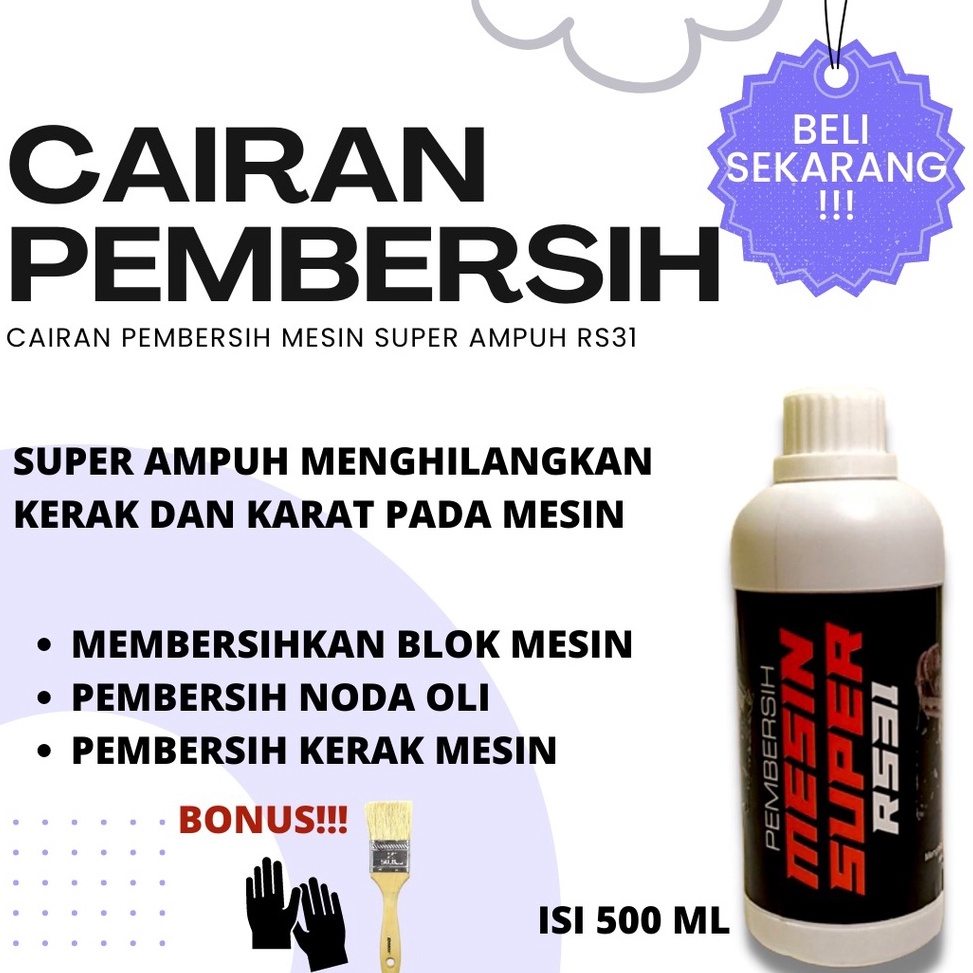 ⋆Diskon Promo➙ 0VAZC Cairan Pembersih Mesin Super Ampuh RS31 I47 Murah