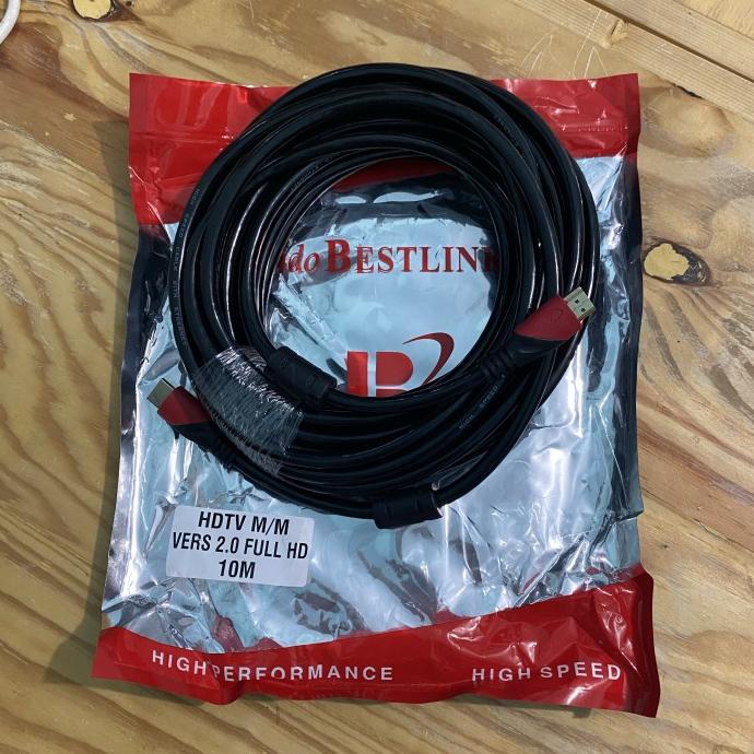 Kabel HDMI 10M Male Versi 2.0 4K - HDMI 10 Meter 4K Bestlink V2.0