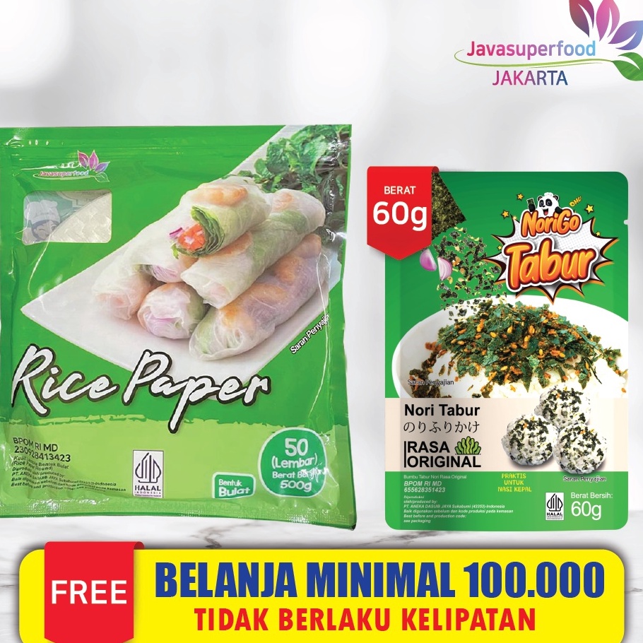 

✭Terlaris➬ RFDLZ [ BELI 3 GRATIS 1] Rice Paper / Banh Trang High Quality Rice Paper / Kulit Lumpia Vietnam Rice Paper / rice roll spring roll 500g T50 ➴Ready stock