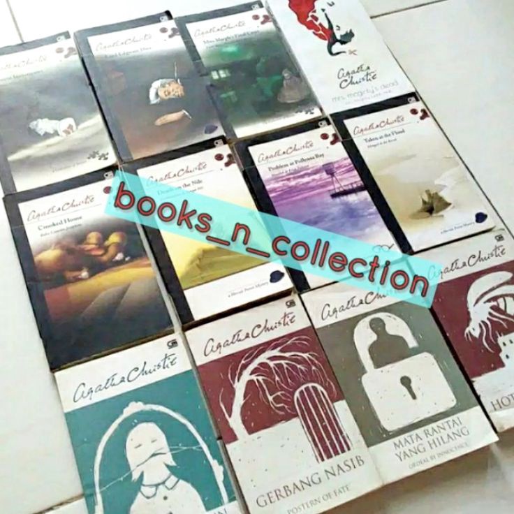 

✶Best Seller AGMY0 agatha christie original novel preloved cover warna monokrom et1 P46 ✢Laris