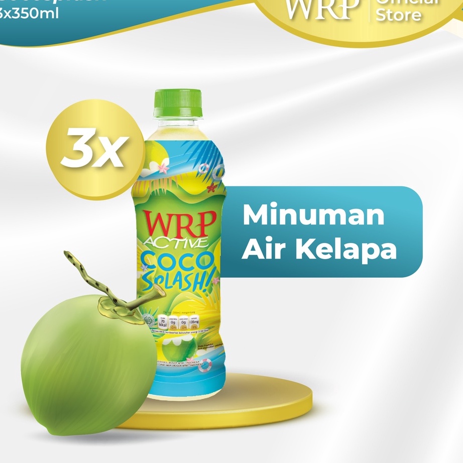 

Kirim Langsung➢ 90Q9S WRP Active Coco Splash 350 ML Bundle 3 L80 Buruan Beli