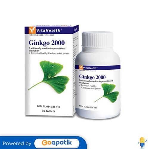 VITAHEALTH GINKGO 2000 BOTOL 30 TABLET