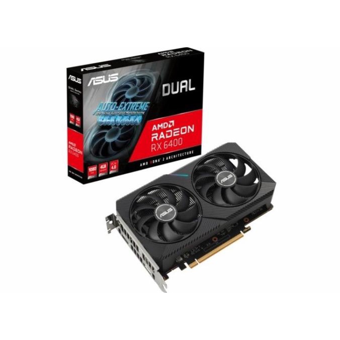 ASUS DUAL RX 6400 OC 4GB GDDR6