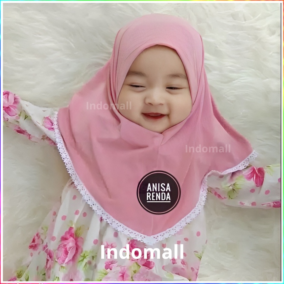 9.9 BRANDS FESTIVAL Hijab Anak Bayi 0 6 12 Bulan - 2Th ANNISA Premium Kerudung Balita Baby lucu Krud