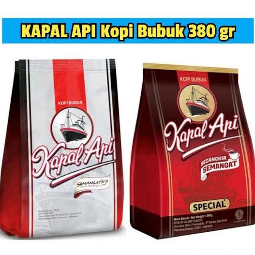 

✿Terlaris❂ YC9MC ☘️MUMTAAZZTORE☘️ KAPAL API Kopi Perak Timah / Merah Special 380gr E76 Best Produk