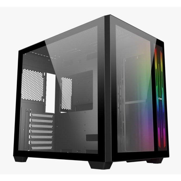 CASING ENLIGHT FPMAX Z4 - INCLUDE 3 FAN - BLACK
