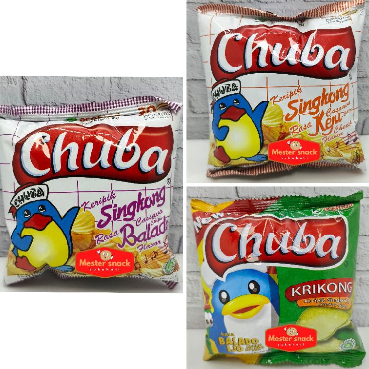 

Baru➼ P60A7 Chuba Keripik Singkong (1 pack isi 20 pcs) H81 ✷Laris