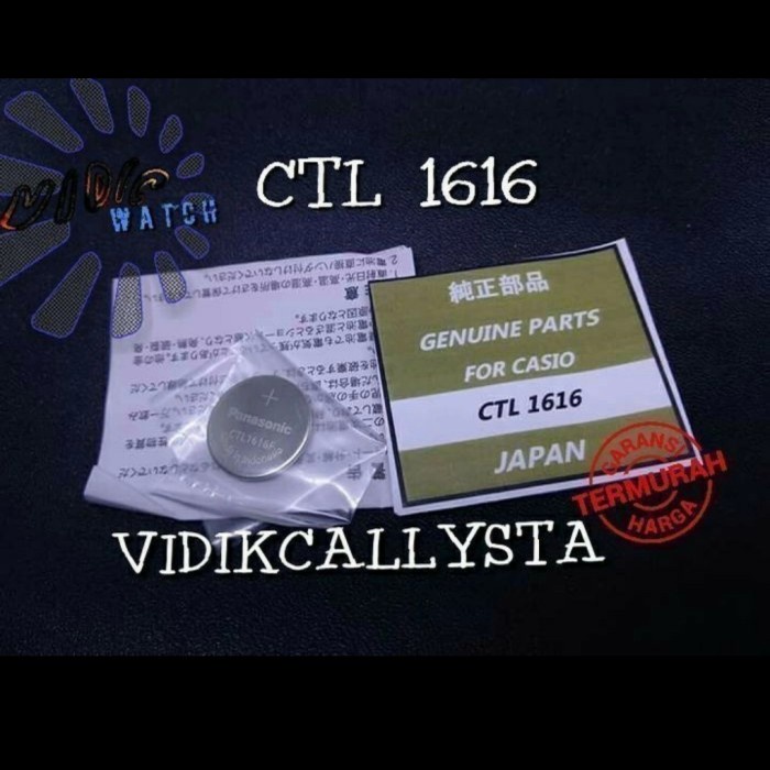 Baterai Jam Tangan Casio Gwx8900 Gwx-8900 Original Replacement Battery