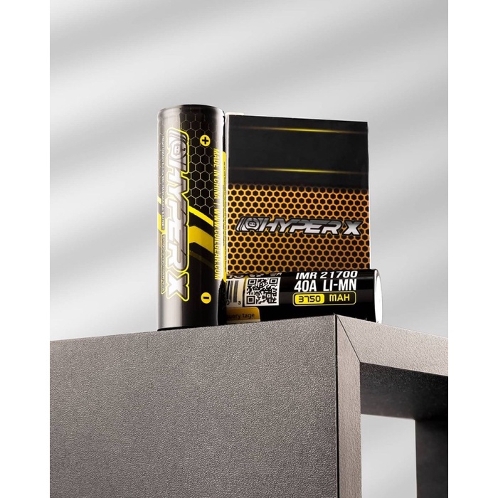 Ready Authentic CoilGear Hyper X 21700 3750mAh 40A Baterai Battery Batre